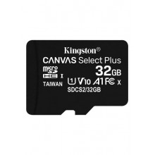 Карта пам'яті MicroSDHC 32GB UHS-I Class 10 Kingston Canvas Select Plus R100MB/s (SDCS2/32GBSP)