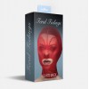 Маска серце сітка з відкритим ротом Feral Feelings - Hearts Mask Red/Red в інтернет супермаркеті PbayMarket!