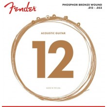 Струни для акустичної гітари Fender 60L Phosphor Bronze Acoustic Guitar Strings 12/53