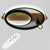 Стельова LED люстра Sunlight 9428/400 Чорний