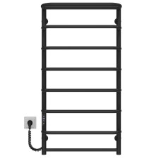 Рушникосушарка електрична Стандарт з полицею П8 500х1000 Deffi Чорний JD03 (C.SP.100.50.8.E.B.L.1)