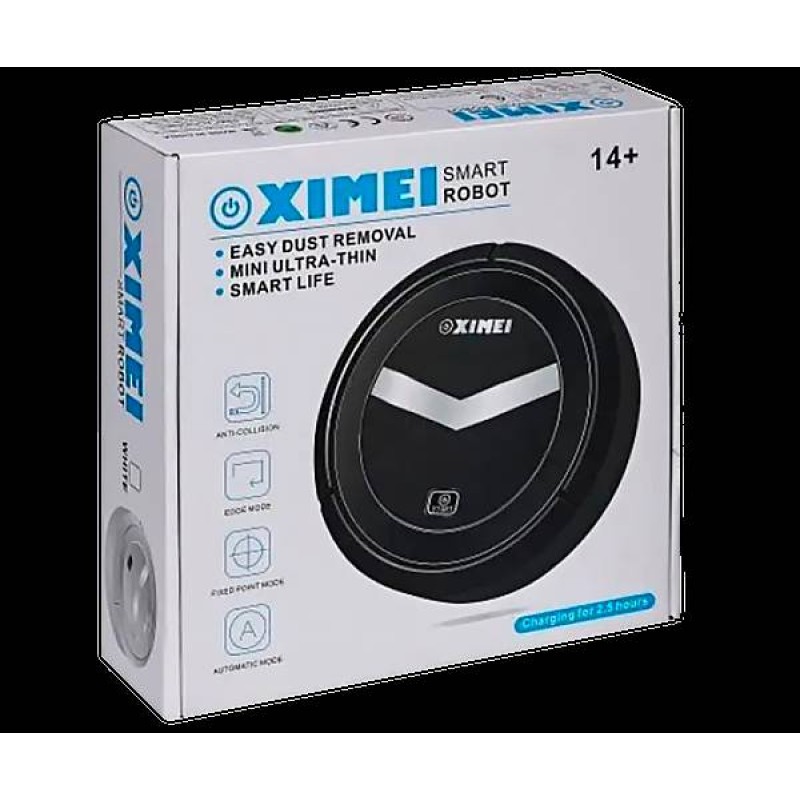 Робот пилосос XIMEI Smart Robot 14+ Чорний (Ximei_324)