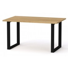 Стіл журнальний Компанит Лофт 1 80х50х42,8 см Дуб сонома