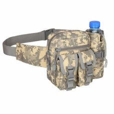 Поясна сумка No Brand 10 л 16x37 см Піксель (2031696070)