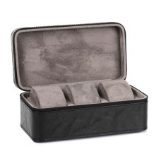 Кейс для годинників Salvadore 3W-FH-BGF-L 195х105х80 мм Чорно-сірий