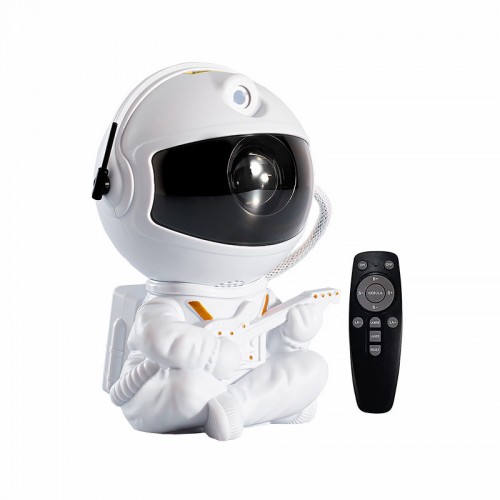 Проектор-нічник No Brand HR-F2 White Астронавт із гітарою 12,5х7,6 см 13059-83040