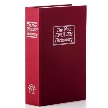 Книга сейф Mine Англійська словник 24 см Бордовий (hub_1609ha)