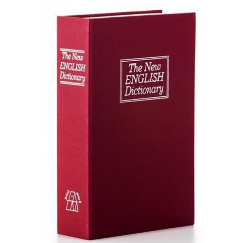 Книга сейф Mine Англійська словник 24 см Бордовий (hub_1609ha) в інтернет супермаркеті PbayMarket!