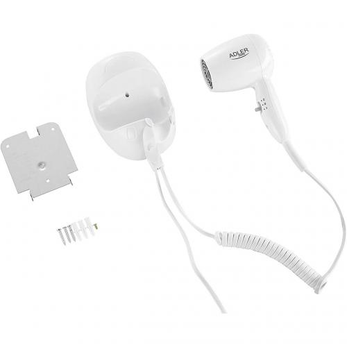 Фен для готелів готелів і басейнів Adler AD 2252 1600W White Фен для готелів готелів і басейнів Adler AD 2252 1600W White