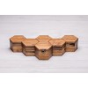 Коробочка-органайзер для 6 годинників ecoWalnut 7.3х43.4х18.8 см