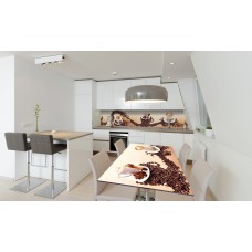 Наклейка вінілова на стіл Zatarga «Зерна кави» 600х1200 мм Z180575st