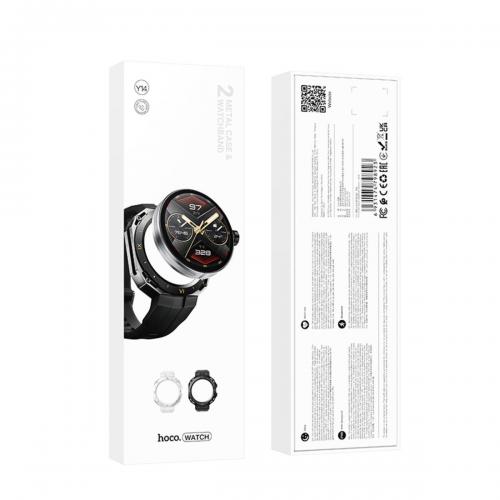 Смарт-годинник Hoco Y14 Smart sports watch call version Black