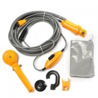 Душ портативний автомобільний душ iCamp 12 В від прикурювача Жовто-сірий (Н051109)