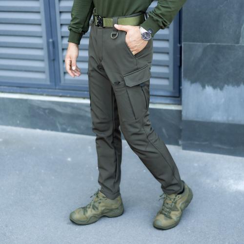 Штани карго чоловічі Pobedov Static 377478 4XL Хакі (00000006818)