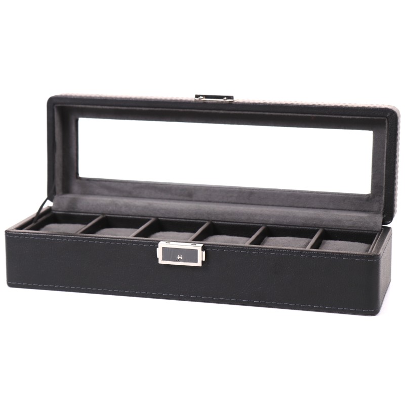 Скринька для зберігання годинників Salvadore CR/151/6.BG Чорний