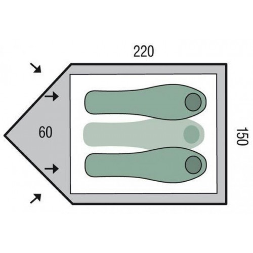 Палатка 3-місна Pinguin Scout Green (PNG 132) в інтернет супермаркеті PbayMarket!