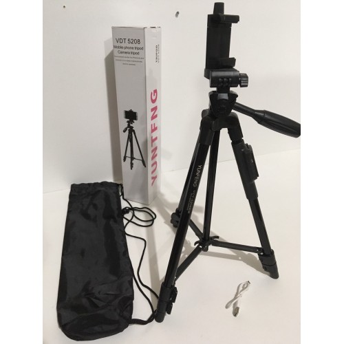 Професійний штатив для телефону та камер Yunteng VCT 5208 Xthysq (300070) Професійний штатив для телефону та камер Yunteng VCT 5208 Xthysq (300070)