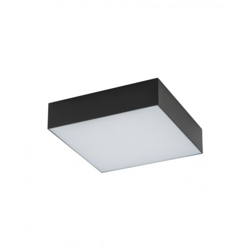 Стельовий світильник Nowodvorski Lid 16x16x4 см Чорний (Now10425) Стельовий світильник Nowodvorski Lid 16x16x4 см Чорний (Now10425)
