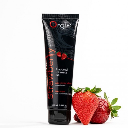 Лубрикант на водній основі Orgie Lube Tube Strawberry, 100 мл, зі смаком та ароматом полуниці