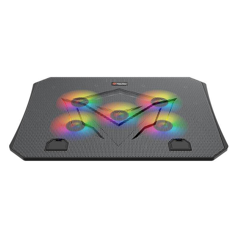 Підставка кулер для ноутбука MeeTion CoolingPad CP3030 з RGB підсвіткою Black