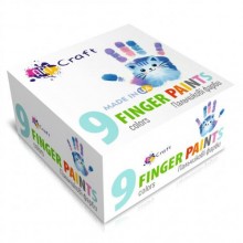 Набір пальчикових фарб Art Craft 5024-AC 9 кольорів по 20 мл