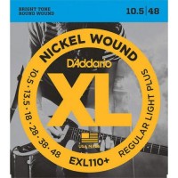 Струни для електрогітари D'Addario EXL110+ Nickel Wound Regular Light Plus Electric Strings 10.5/48 Струни для електрогітари D'Addario EXL110+ Nickel Wound Regular Light Plus Electric Strings 10.5/48