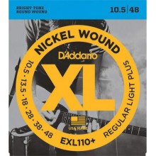 Струни для електрогітари D'Addario EXL110+ Nickel Wound Regular Light Plus Electric Strings 10.5/48