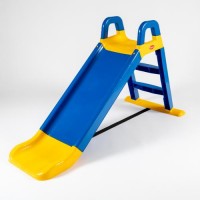 Гірка дитяча пластикова Doloni 0140/03 145 см Синьо-жовтий