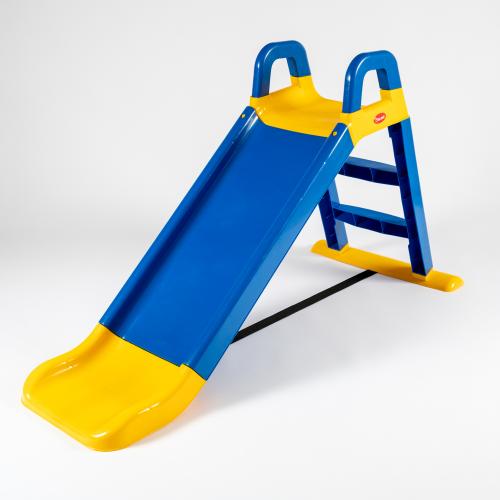 Гірка дитяча пластикова Doloni 0140/03 145 см Синьо-жовтий Гірка дитяча пластикова Doloni 0140/03 145 см Синьо-жовтий