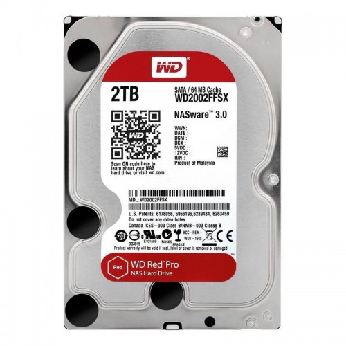 Накопичувач HDD SATA 2.0TB WD Red Pro NAS 7200rpm 64MB (WD2002FFSX) в інтернет супермаркеті PbayMarket!