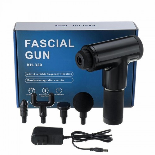 Пістолет масажер для перкусійного масажу Fascial Gun KH-320 (4239-12555)