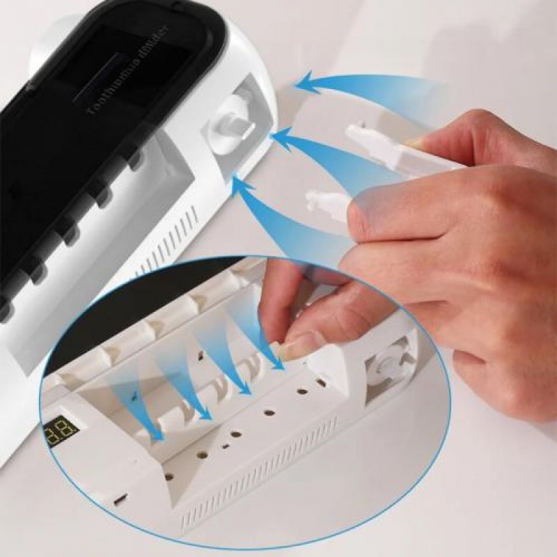 Диспенсер зубної пасти та стерилізатор зубної щітки Inspire SL-Y202B White