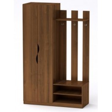 Передпокій з шафою Компанит Ніна 120,2х46,8х195 см горіх