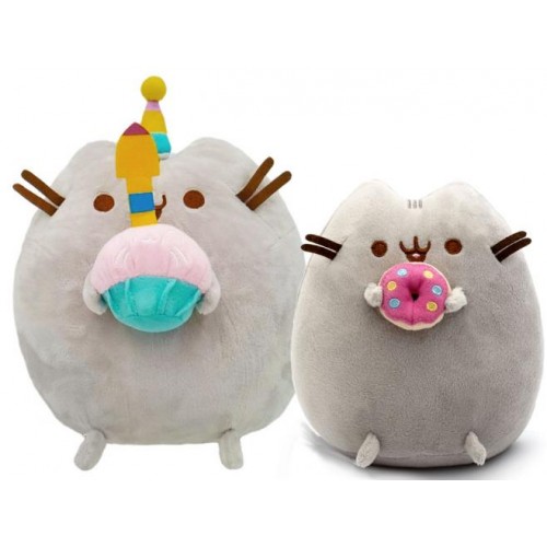 Набір м'яких іграшок S&T Pusheen cat 23х25 см та 12х15 см (vol-9987) Набір м'яких іграшок S&T Pusheen cat 23х25 см та 12х15 см (vol-9987)