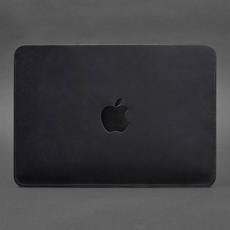 Чохол із натуральної шкіри для MacBook 13 дюйм Синій Crazy Horse BlankNote