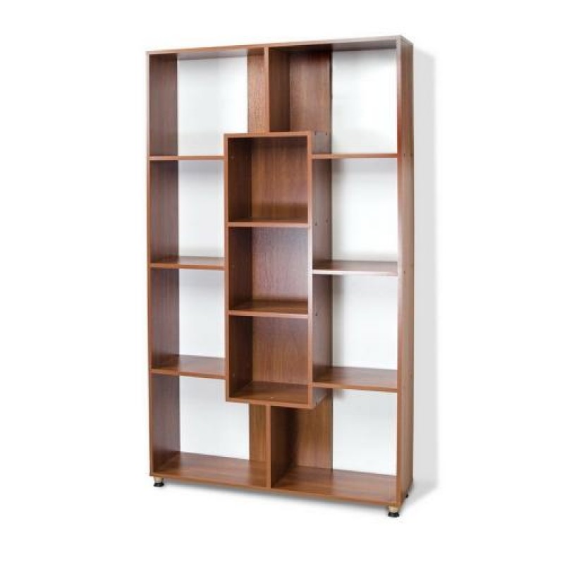 Полка напольна Тиса Мебель М-7 Яблоня локарно-темна 181x27x100 см