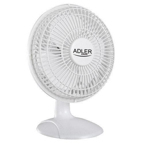 Настільний вентилятор Adler AD 7317 з прищіпкою Білий Настільний вентилятор Adler AD 7317 з прищіпкою Білий