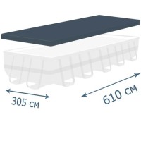 Захисний тент - чохол InPool 33019,  ▭ 610 х 305 см для каркасного басейну