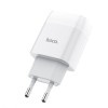 Зарядний пристрій Hoco C72A Glorious (1USB, 2.1А) White (6931474713001) + кабель MicroUSB в інтернет супермаркеті PbayMarket!