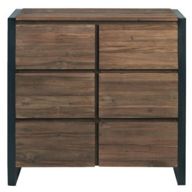 Комод для речей Loft NS-293 930x900x400 мм Чорний