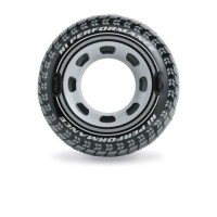 Надувне коло Intex 56268 «Шина», 114 см з ручками