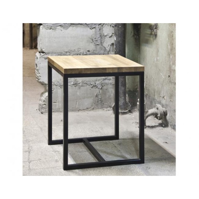 Кавовий журнальний столик у стилі Loft NS-476 430x400x400 мм Черный