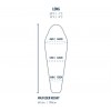 Спальник Sea To Summit Spark Pro -9C/15F Long L лівий Beluga Black (1033-STS ASL041071-210106)