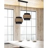 Люстра Candellux Twin 55x100 см Чорний (32-17888)