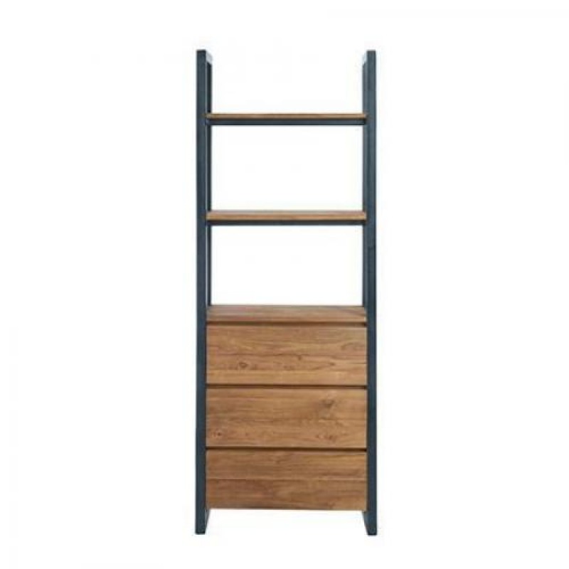 Шафа для зберігання в стилі Loft NS-2234 2030x750x400 мм Черный