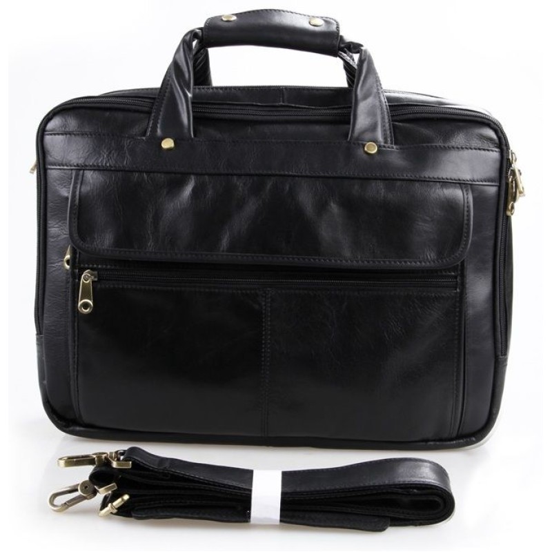 Сумка чоловіча Vintage 14242 для ноутбука 15.6 Чорна, Чорний