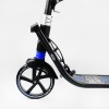 Двоколісний складаний самокат ліхтарик 2 амортизатора Best Scooter 100 кг Black and blue (114436)