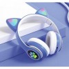 Навушники Bluetooth MDR CAT ear CAT ear VZV-23M 7805 з підсвічуванням Blue в інтернет супермаркеті PbayMarket!