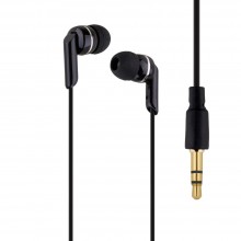 Дротові навушники MZS 3.5 mm MP3 MS-E552MP вакуумні з мікрофоном 1.2 m Black