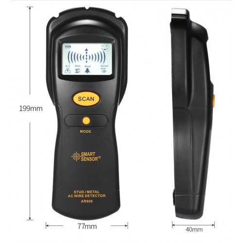 Металошукач ручний Smart Sensor AR906 Black (3_01753) Металошукач ручний Smart Sensor AR906 Black (3_01753)